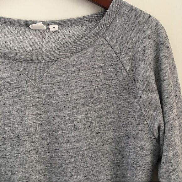 GAP heather gray high low sweatshirt | Size XS - Picture 1 of 7